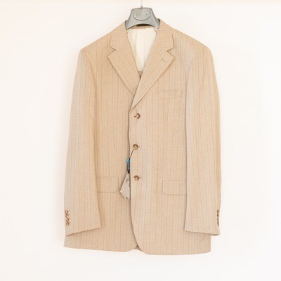 Abito Uomo elegante primavera/estate Taglia 54 Beige