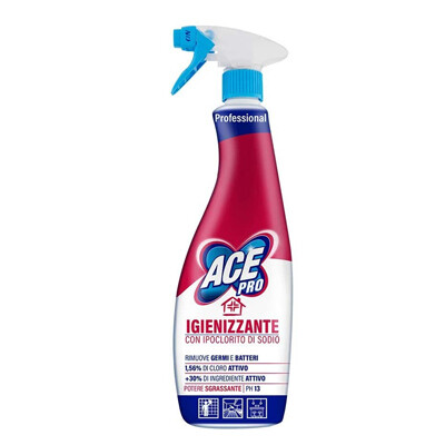 ACE PRO SPRAY HYPO 750ML CON IPOCLORITO DI SODIO IGIENIZZANTE