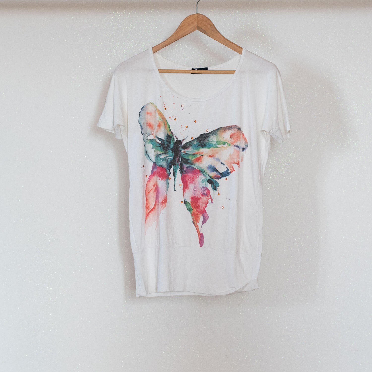 Maglia con fantasia bianca taglia M