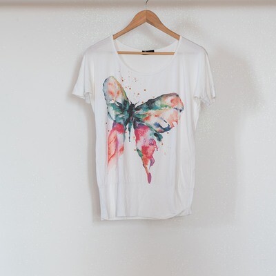 Maglia con fantasia bianca taglia M