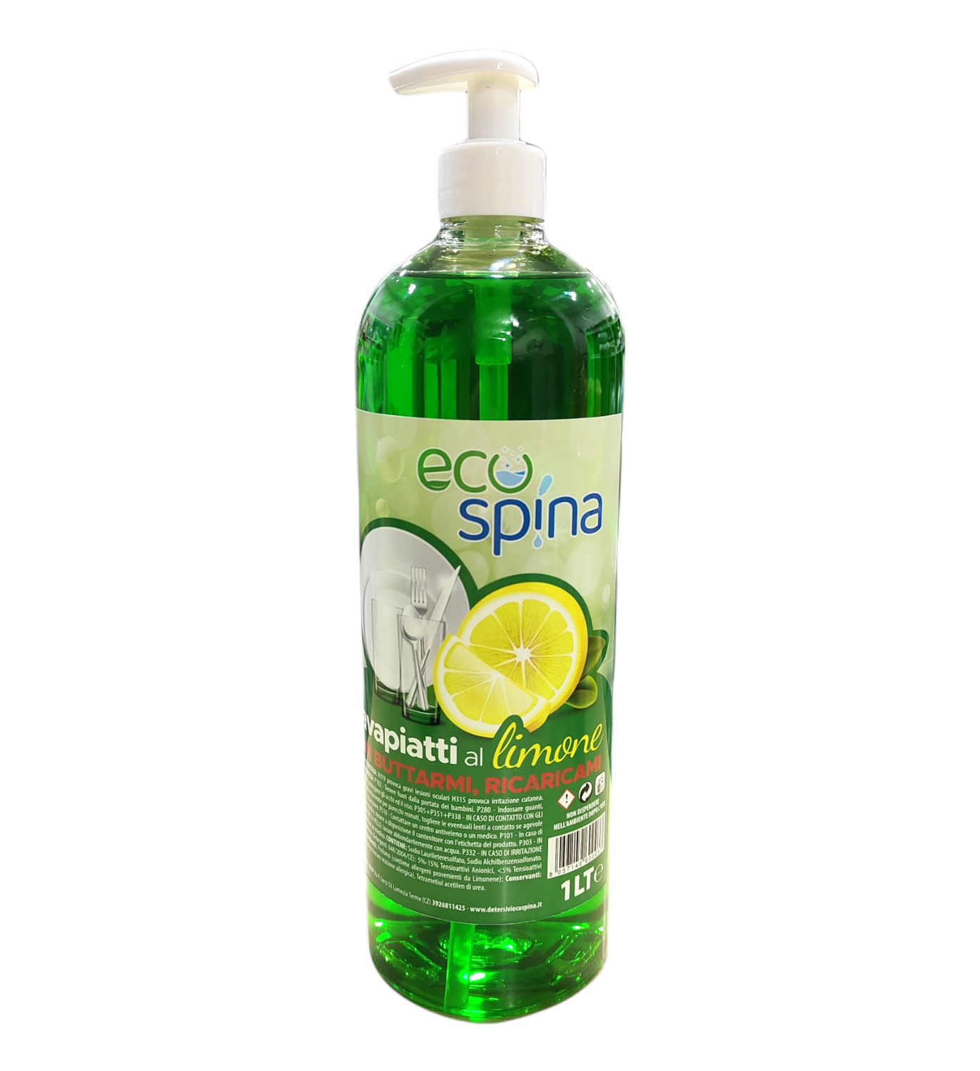 Detersivo Lavapiatti al Limone ECOSPINA 1 lt