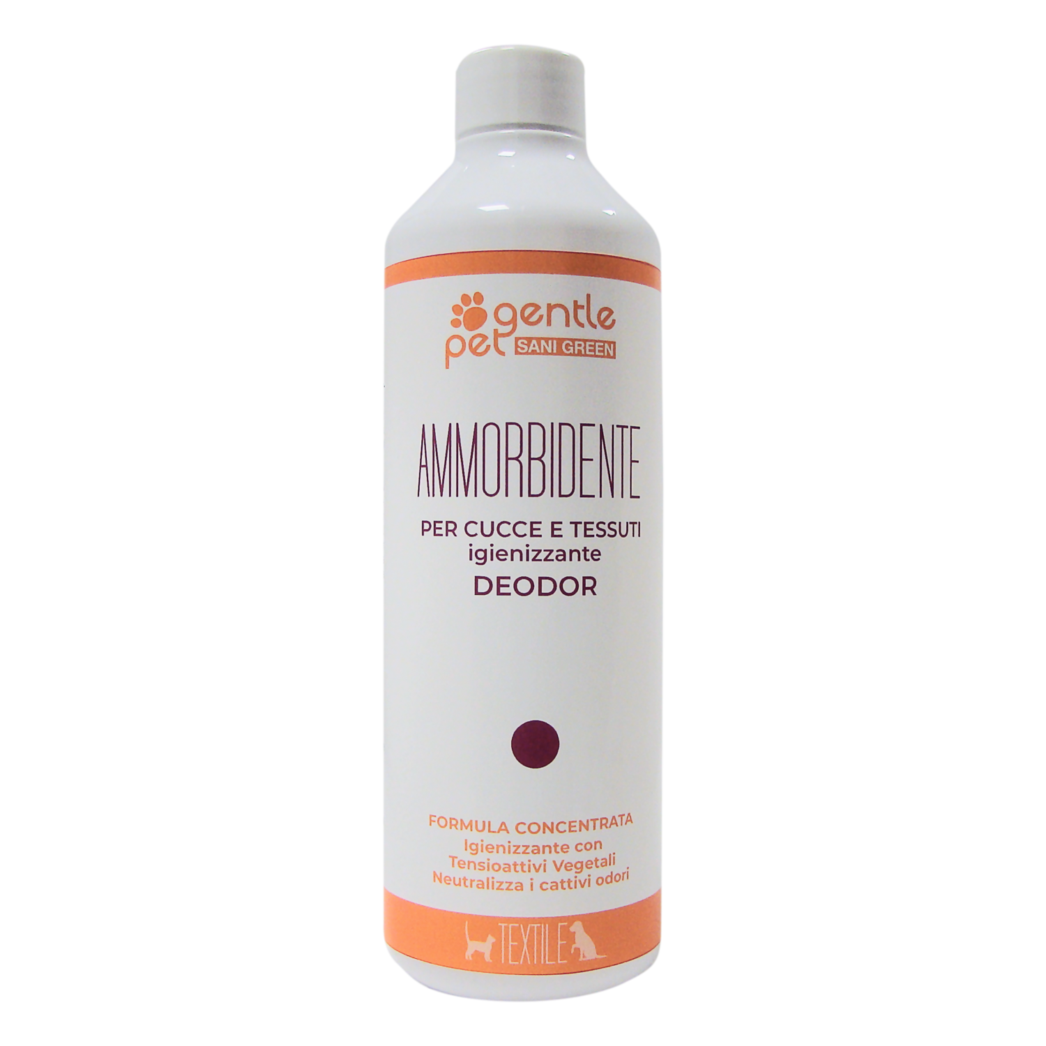 AMMORBIDENTE DEODOR Per Cucce e Tessuti Igienizzante GENTLEPET 500 ml