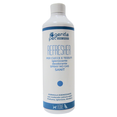 REFRESHER NO-GAS – SANIT Per Cucce e Tessuti Profumazione Fresca 500 ml GENTLEPET