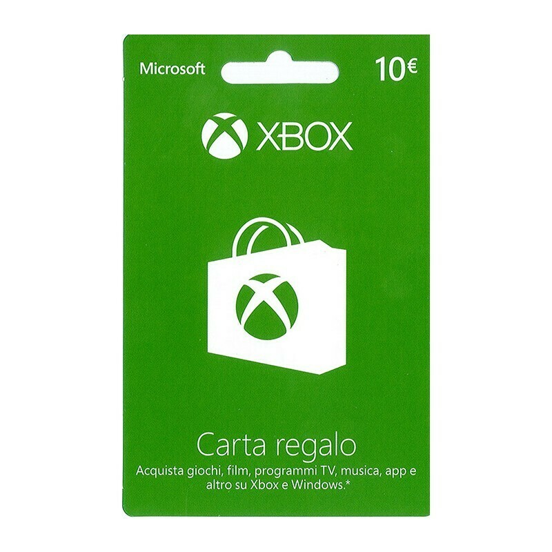 carta regalo xbox 10 euro