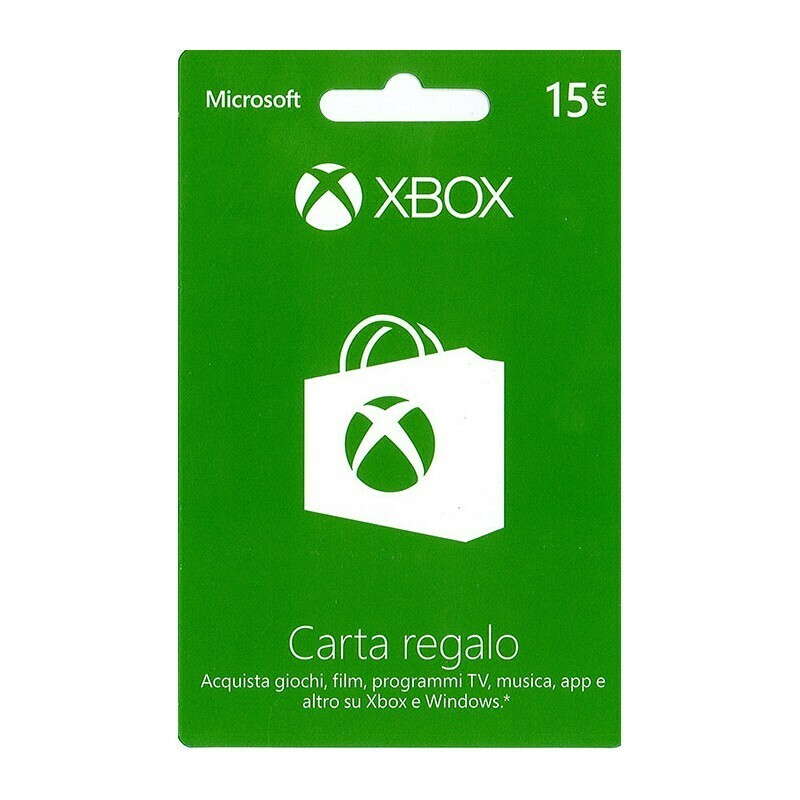 carta regalo xbox 15 euro