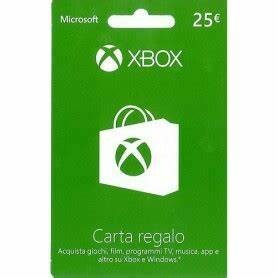 carta regalo xbox 25 euro