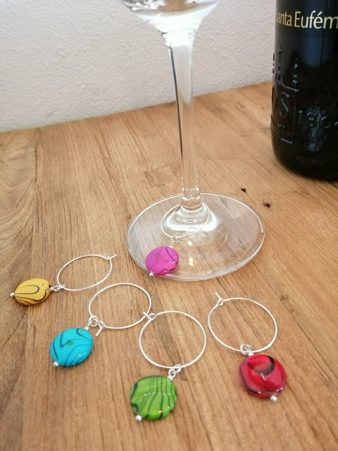 Wijnglasring Parelmoer
