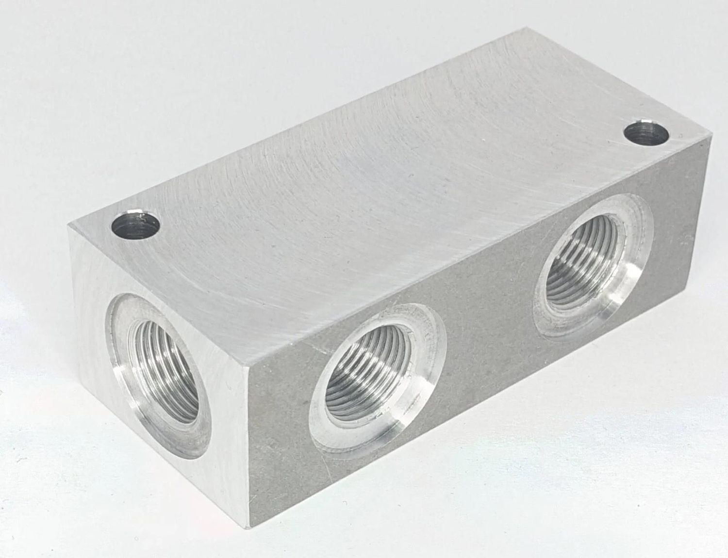 Verteilerleiste Sammlerleiste Verteiler für Hydraulik und Pneumatik 6 x G3/8 Verteilerleiste Sammlerleiste Verteiler für Hydraulik und Pneumatik 6 x G3/8