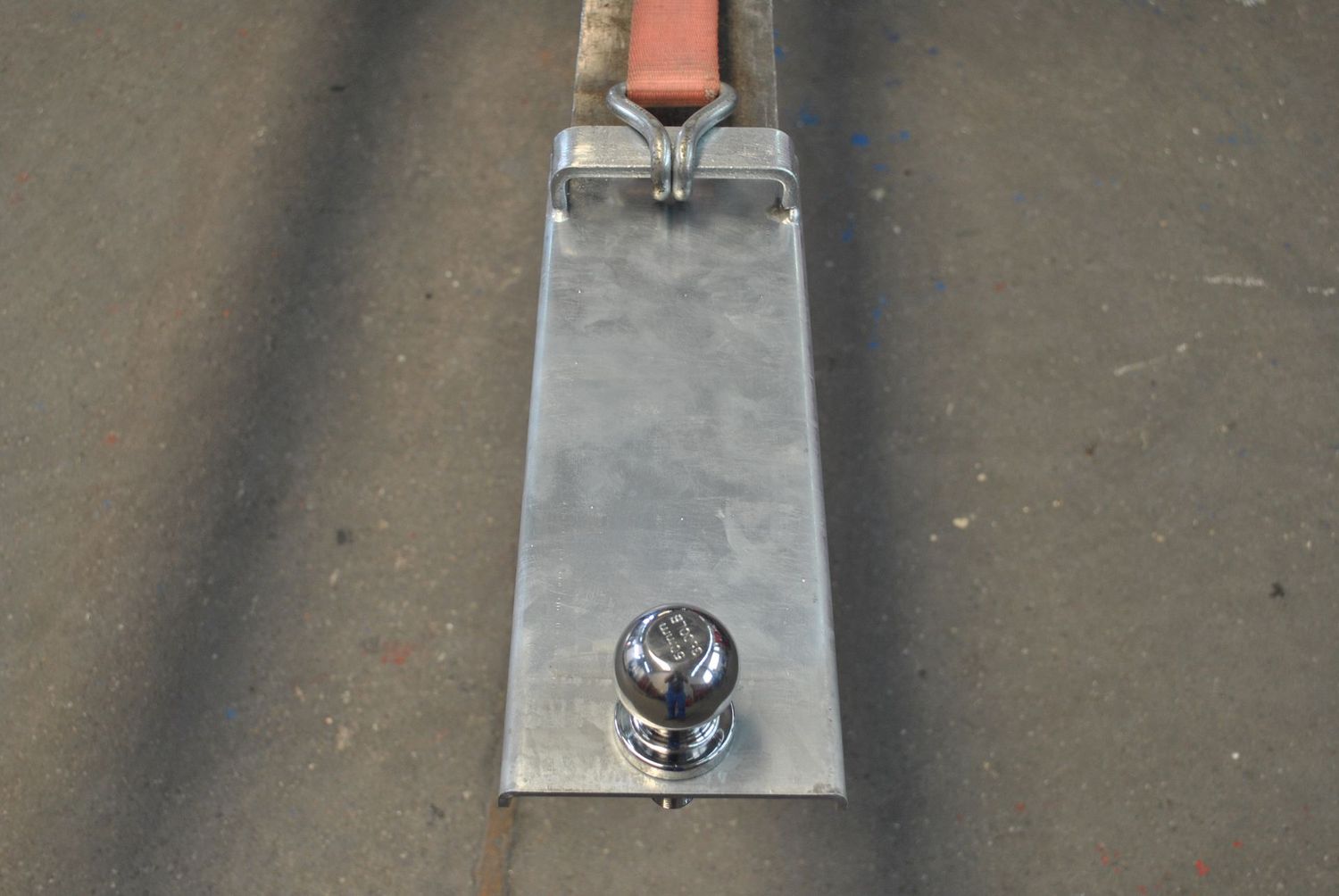 Rangierhilfe für Gabelstapler Anhängerkupplung Verzinkt