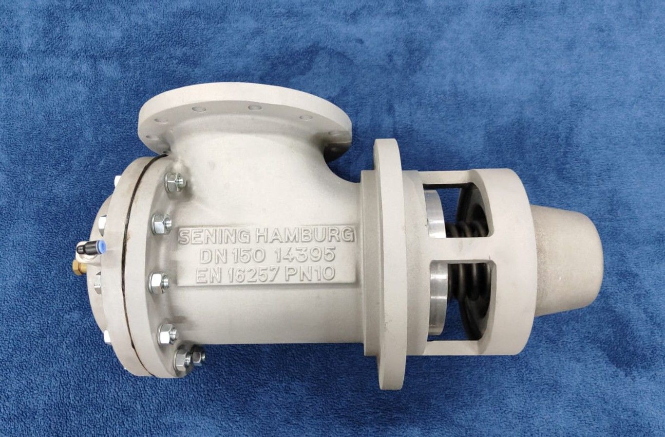 Gebrauchter Bodenventil  Sening DN 150  mit Notentleerung  BO150 Pneumatisch