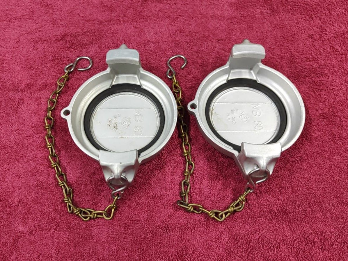 2 Stück Elaflex TW - Blindkappe MB80 PN16 Alu für VK 80 G3" Gebraucht