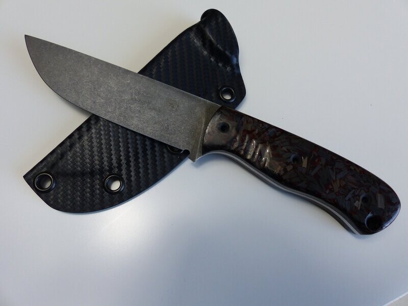 PiedPiper Phantom - Handgefertigtes Messer - SB1 Niolox