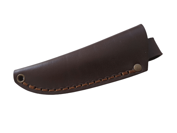 Bobtail 80 Lederscheide für Klingenlängen von 75-85 mm braun, Linkshänder