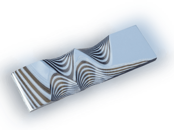 G10 Battle-Ship-Grey/Black   130x40x6,5mm