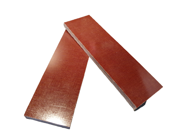 Aktionspreis! Canvas Jute Micarta, Natural Brown Griffschalen, 130x40x6mm