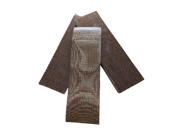 Canvas Jute  Micarta - Desert Camo Griffschalen - 128x40x8mm