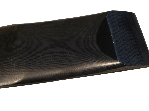 G10 FR4 GFK Griffschalen, black, 130x40x6,5mm