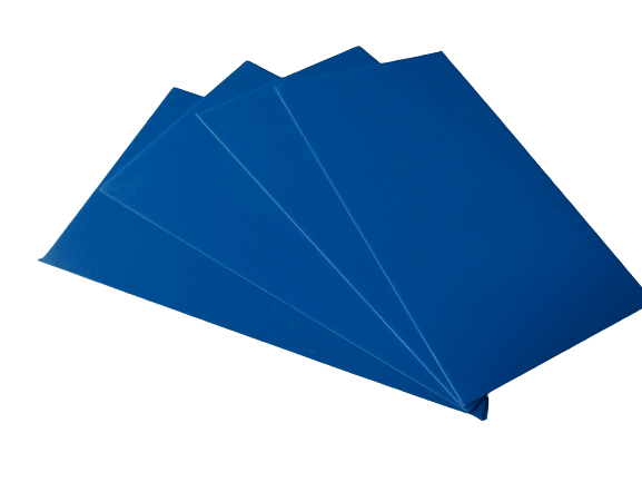 G10 FR4 GFK Liner Material Set für Messerbau o.Modellbau 130x80x1mm intense blue