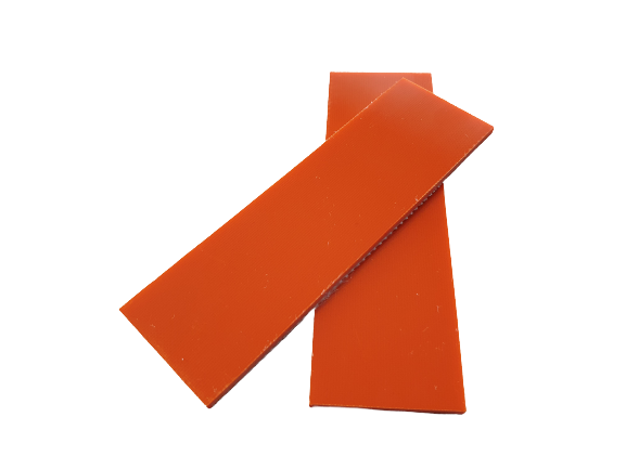 G10 Blaze Orange  Messergriffmaterial, Strukturiert 130x40x 3mm