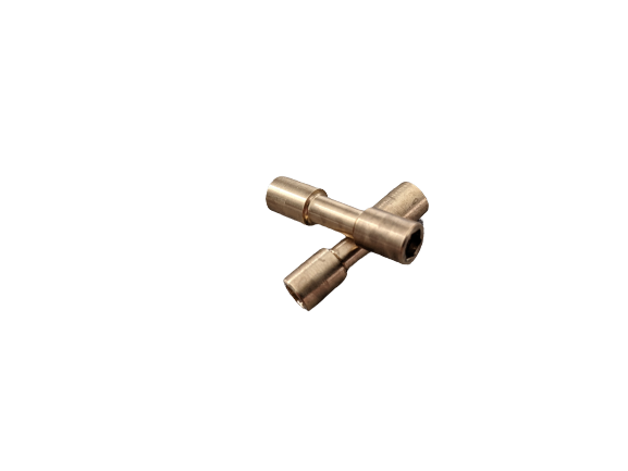 Corby Schraubniete Messing 1/4 (6,3mm)
