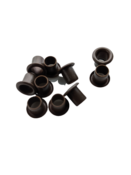 Kydex Rivets/Ösen 1/4 Chocolate Brown-Schaftlänge 8,3mm, 10. Stck.