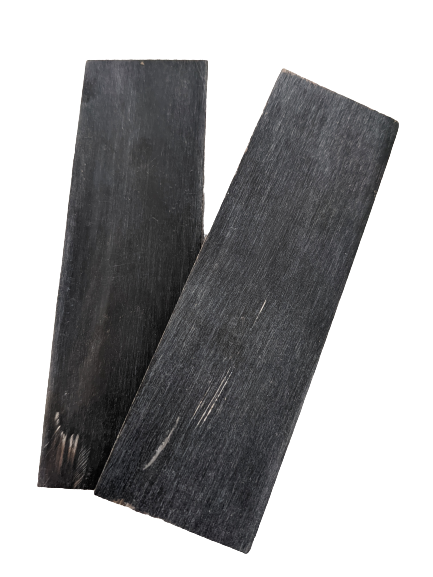 Büffelhorn Griffschalen Black 125x40x8,5