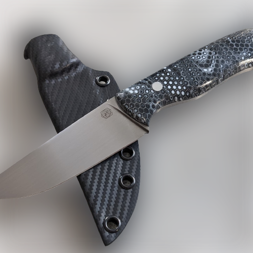 Modell "JB" - Jagd u. Bushcraft Messer - C-Tek Griff