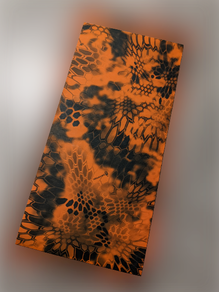 Kydex Kryptek in Orange/Black 150x300x2mm