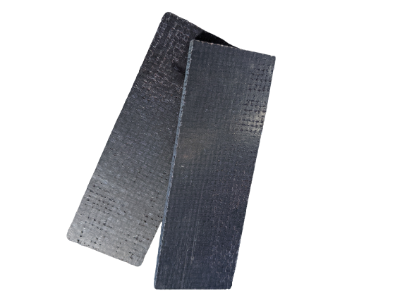 Canvas Jute Micarta - Blue 120x40x8mm