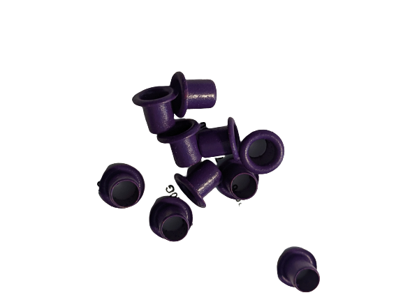 Kydex Ösen 1/4 - 8,4mm Länge,  Purple Haze-10Stck