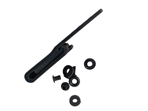 Gürtel Clip aus Polymer Verbundstoff - Schwarz
