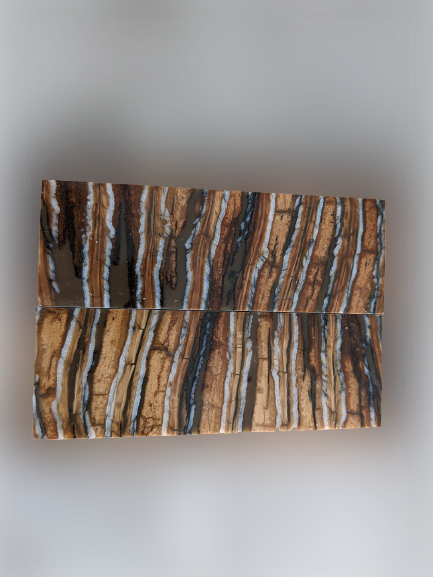 Raffir® Mammut Backenzahn Griffschalen - Natur 120x40x6,5mm