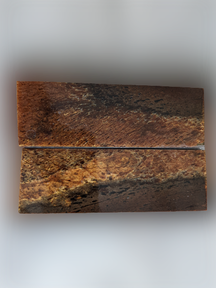 Raffir® Mammut Knochen Griffschalen - Stabilisiert 120x40x6,5mm