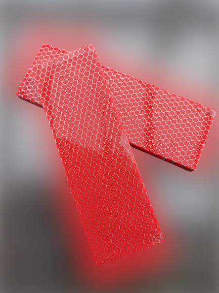 C-Tek Honeycomb 120x40x8mm - Red