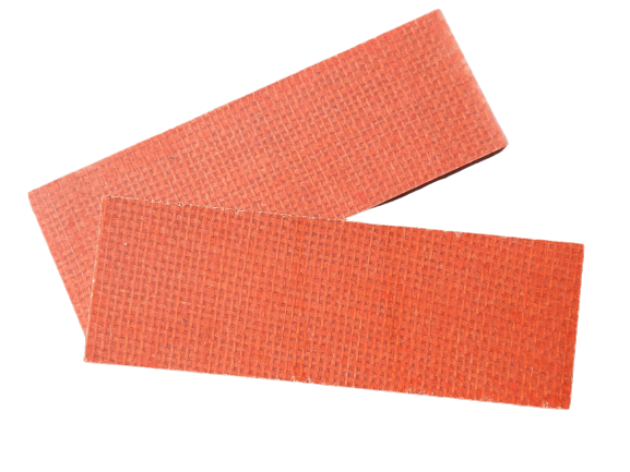 Micarta Orange Jute  120x40x8mm
