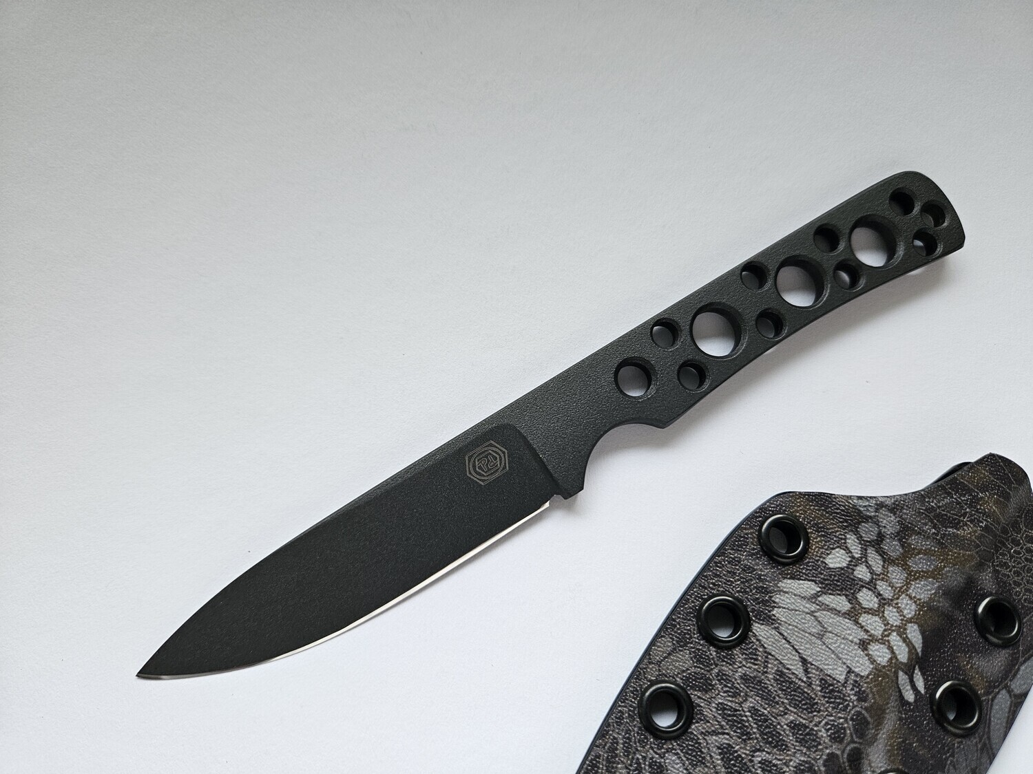 Javelin Ganzstahlmesser L-Size - Cerakote Elite Carbon Grey