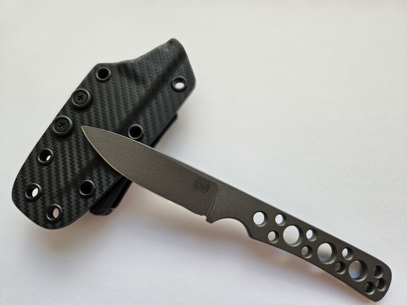 Javelin Ganzstahlmesser L-Size - Cerakote Tungsten Grey
