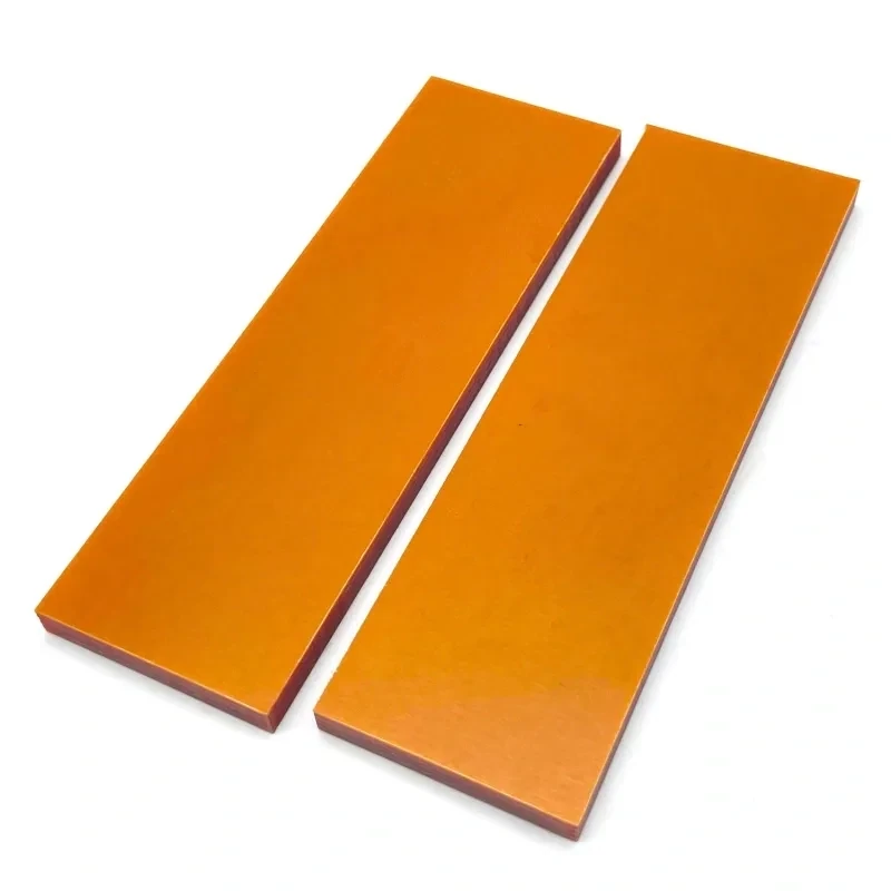 Vintage Orange Paper Micarta Griffschalen,  130x40x6mm