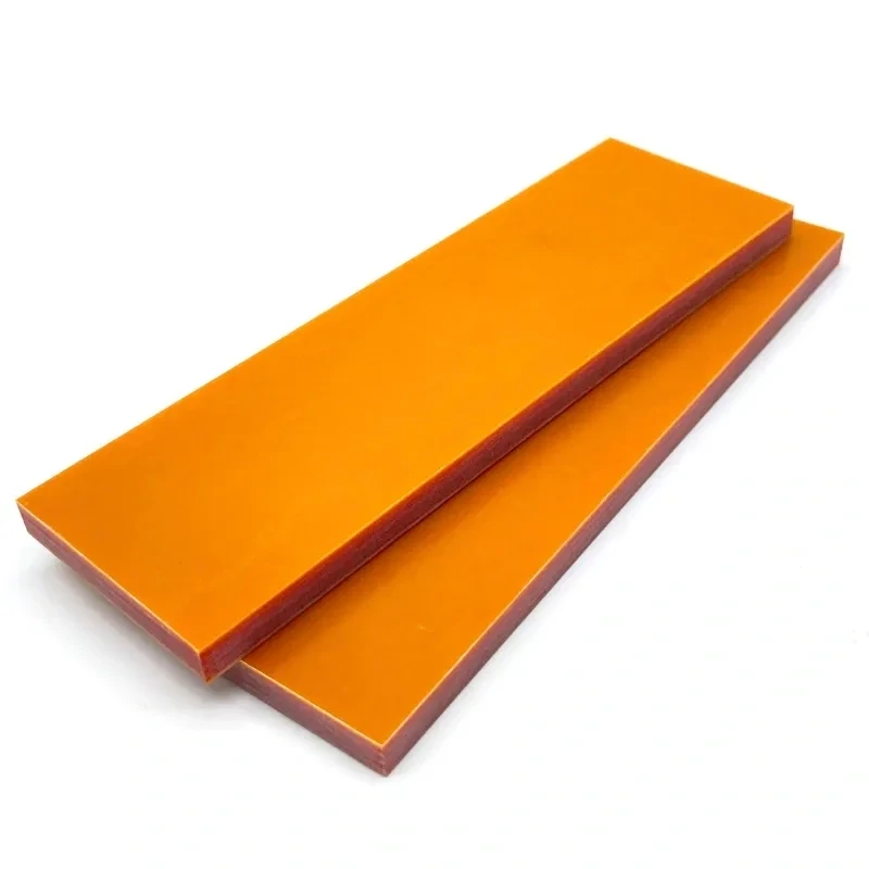 Vintage Orange Paper Micarta Griffschalen,  130x40x8mm