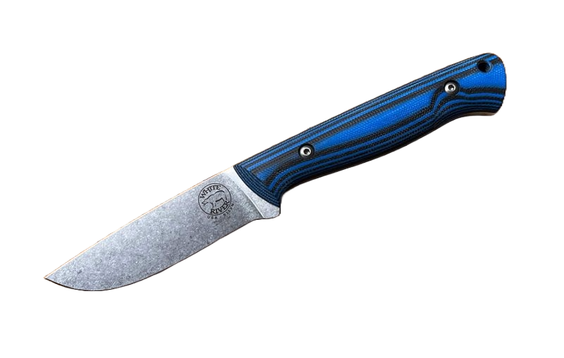 White River Jason Fry Utility Hunter Blue/ Black - S35VN