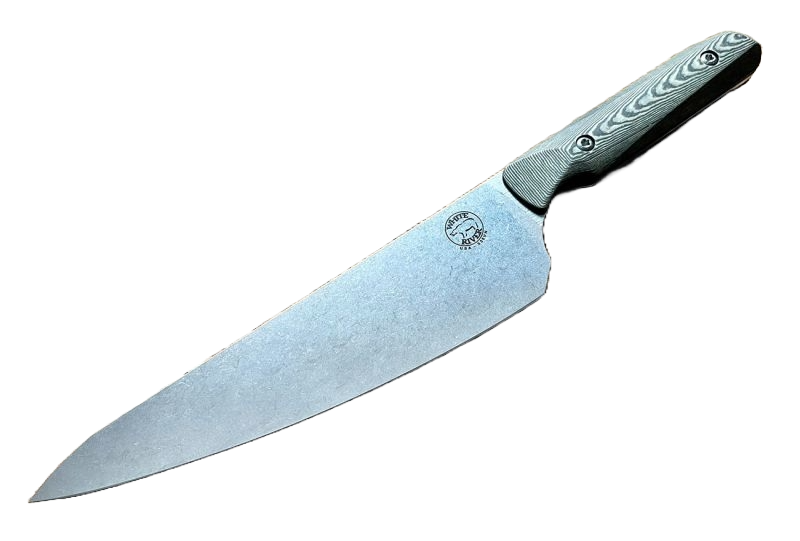White River Liong Mah Chef, Maple/ Black Richlite  - S35VN - 8 inch
