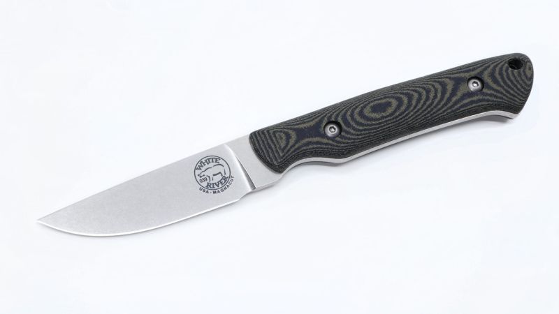 White River Small Game, Black Olive Micarta, Magnacut