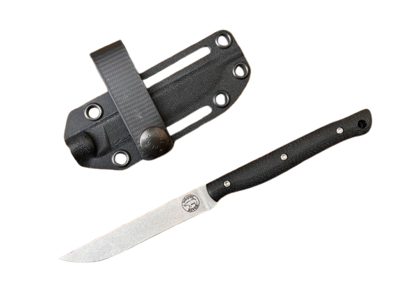 White River Exodus 3, Black Canvas Micarta, Kydex