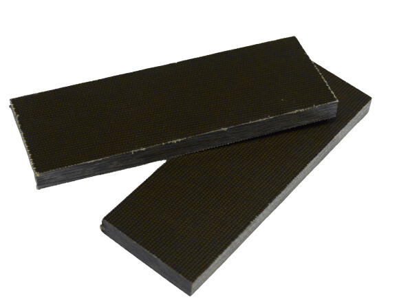 Canvas Jute  Micarta, O.D. Green Griffschalen,  120x40x8mm