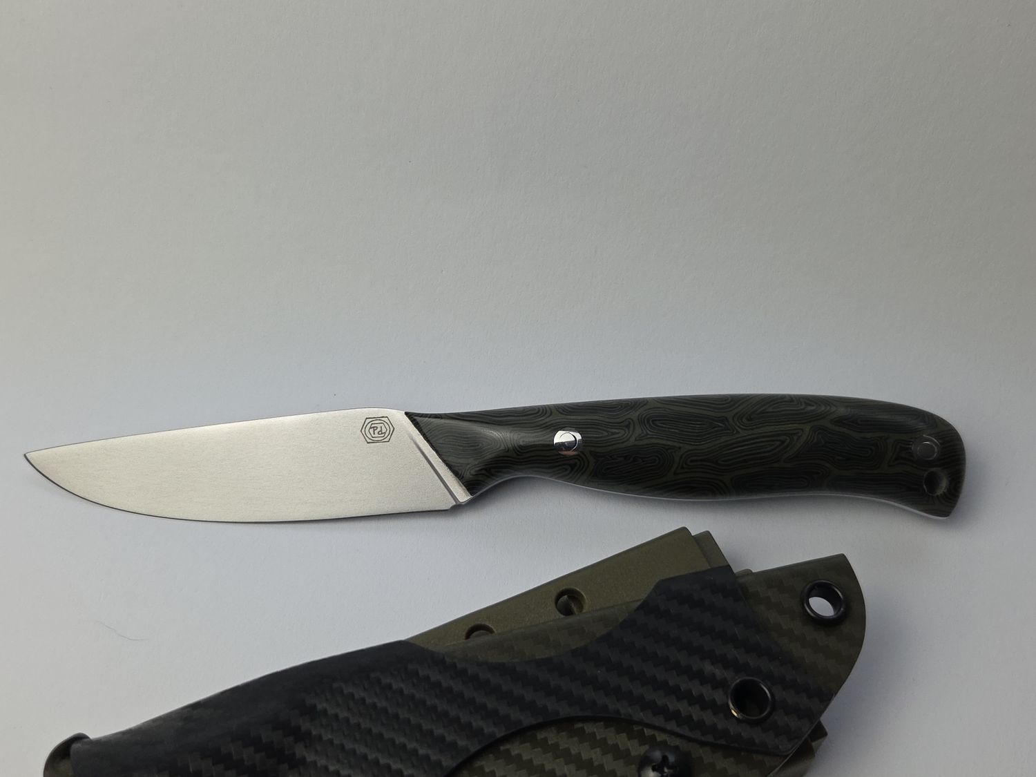 Jagdmesser SB1-NIOLOX und G10 Mosaikgriff