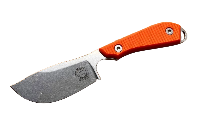 White River M1 Skinner, Orange G10 White River M1 Skinner, Orange G10