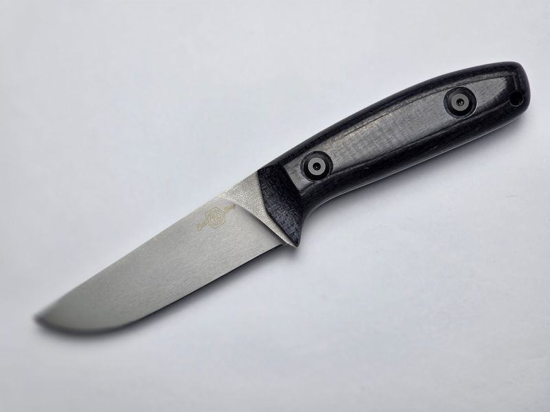 Jagdmesser R-A-M / SB1-NIOLOX /Burlap Micarta