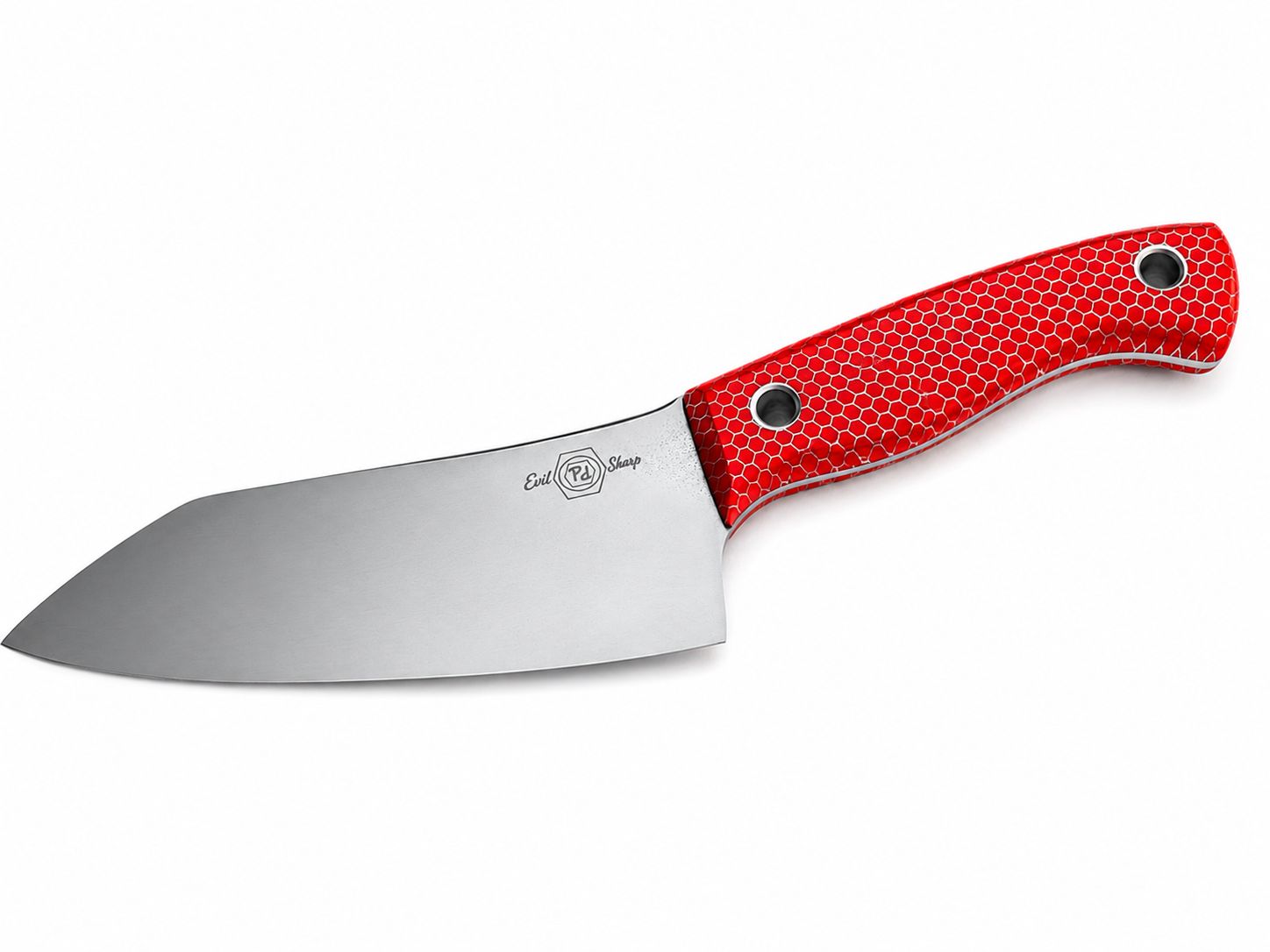 Red Honeycomb Chef  Knife - SB1 NIOLOX