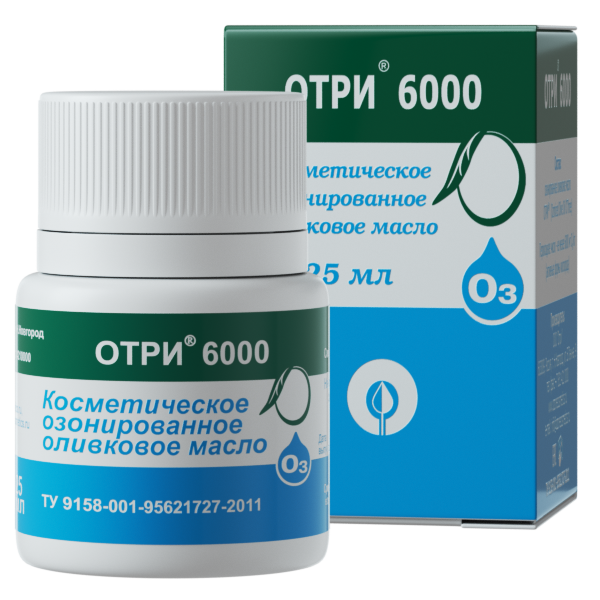 Озонированное масло ОТРИ® 6000 (в 1 фл. 25 мл)
