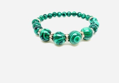 Malachite Gemstone Bracelet. SKU00024 Malachite Gemstone Bracelet. SKU00024